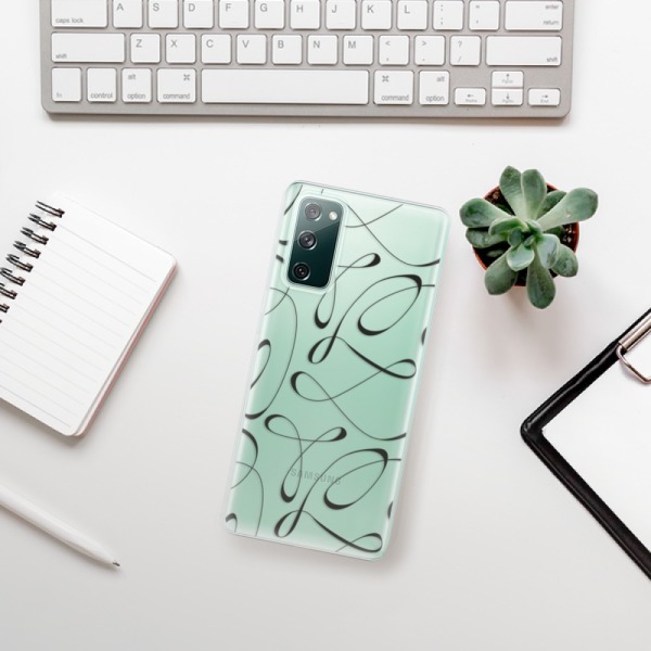 Silikonové pouzdro iSaprio - Samsung Galaxy S20 FE / Samsung Galaxy S20 FE 5G - Fancy black