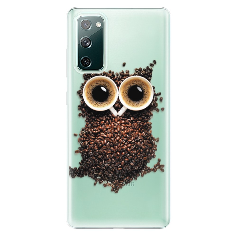 Odolné silikonové pouzdro iSaprio - Owl And Coffee na mobil Samsung Galaxy S20 FE / Samsung Galaxy S20 FE 5G (Odolný silikonový kryt, obal, pouzdro iSaprio - Owl And Coffee na mobilní telefon Samsung Galaxy S20 FE / Samsung Galaxy S20 FE 5G)