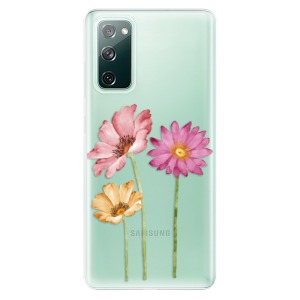 Silikonové pouzdro iSaprio - Samsung Galaxy S20 FE / Samsung Galaxy S20 FE 5G - Three Flowers