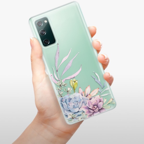 Silikonové pouzdro iSaprio - Samsung Galaxy S20 FE / Samsung Galaxy S20 FE 5G - Succulent 01