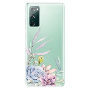 Silikonové pouzdro iSaprio - Samsung Galaxy S20 FE / Samsung Galaxy S20 FE 5G - Succulent 01