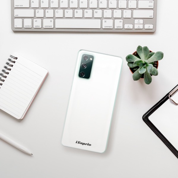 Silikonové pouzdro iSaprio - Samsung Galaxy S20 FE / Samsung Galaxy S20 FE 5G - 4Pure bílé
