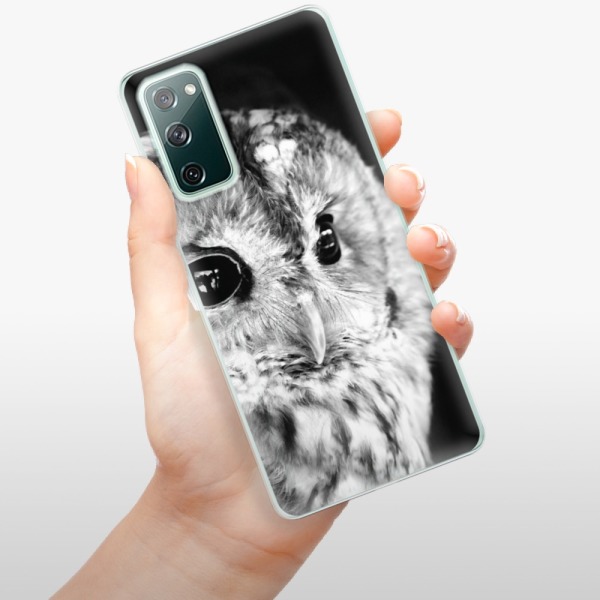 Silikonové pouzdro iSaprio - Samsung Galaxy S20 FE / Samsung Galaxy S20 FE 5G - BW Owl