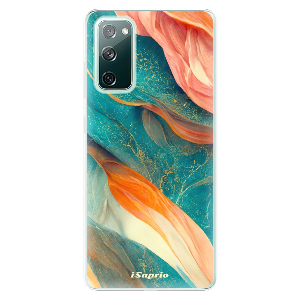 Odolné silikonové pouzdro iSaprio - Abstract Marble - Samsung Galaxy S20 FE