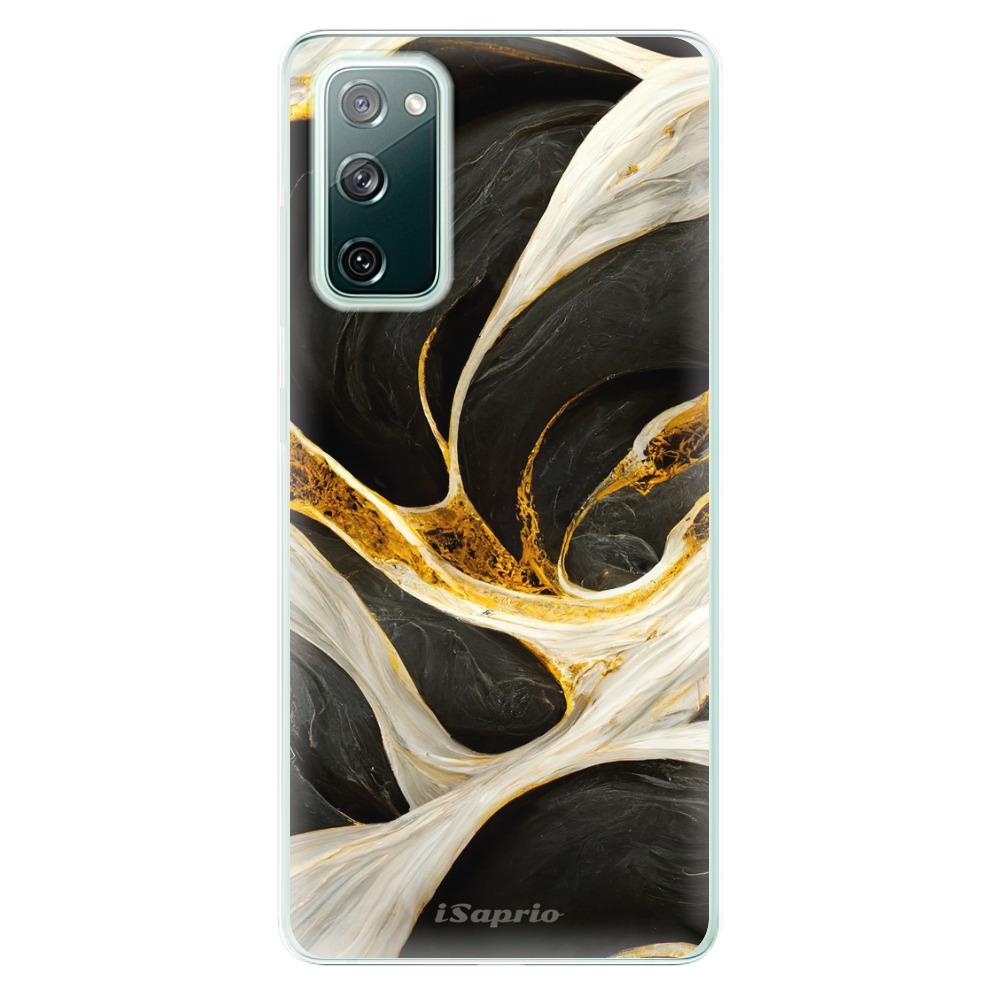 Odolné silikonové pouzdro iSaprio - Black and Gold - Samsung Galaxy S20 FE