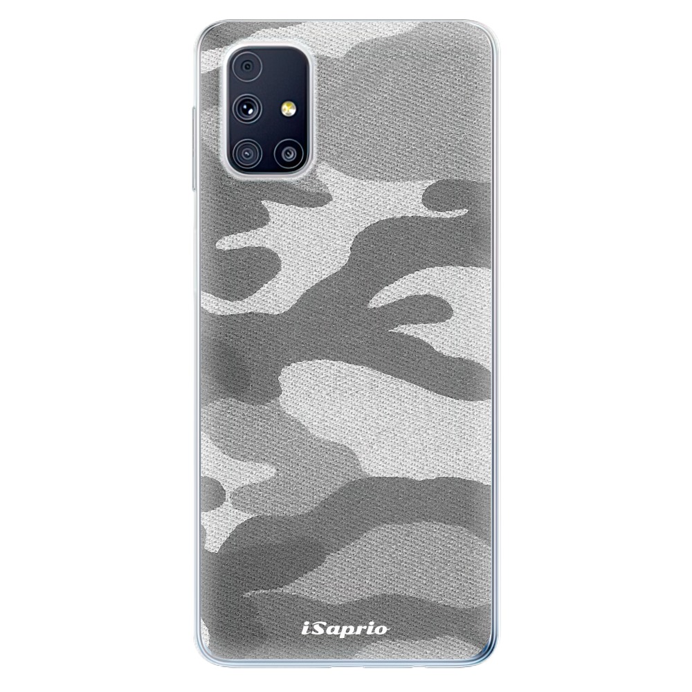 Odolné silikonové pouzdro iSaprio - Gray Camuflage 02 - Samsung Galaxy M31s