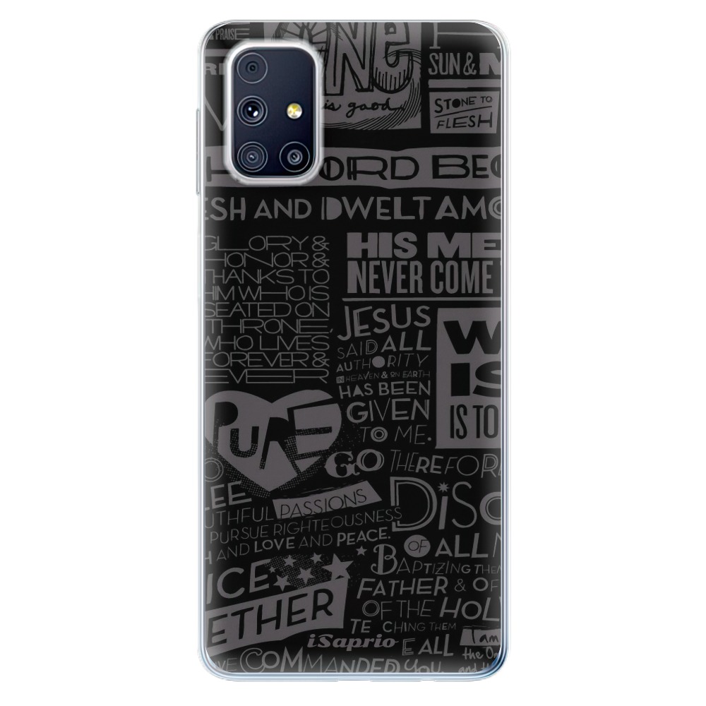 Odolné silikonové pouzdro iSaprio - Text 01 - Samsung Galaxy M31s