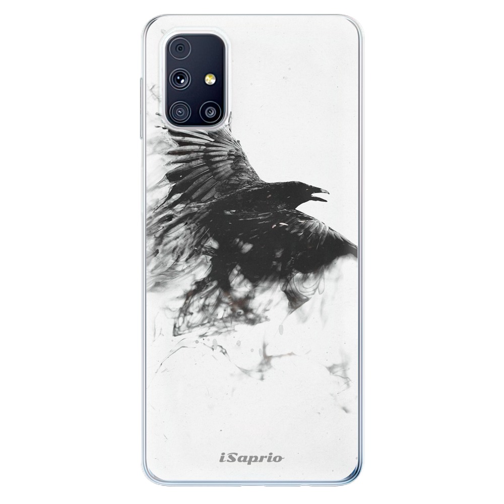 Odolné silikonové pouzdro iSaprio - Dark Bird 01 na mobil Samsung Galaxy M31s (Odolný silikonový kryt, obal, pouzdro iSaprio - Dark Bird 01 na mobilní telefon Samsung Galaxy M31s)