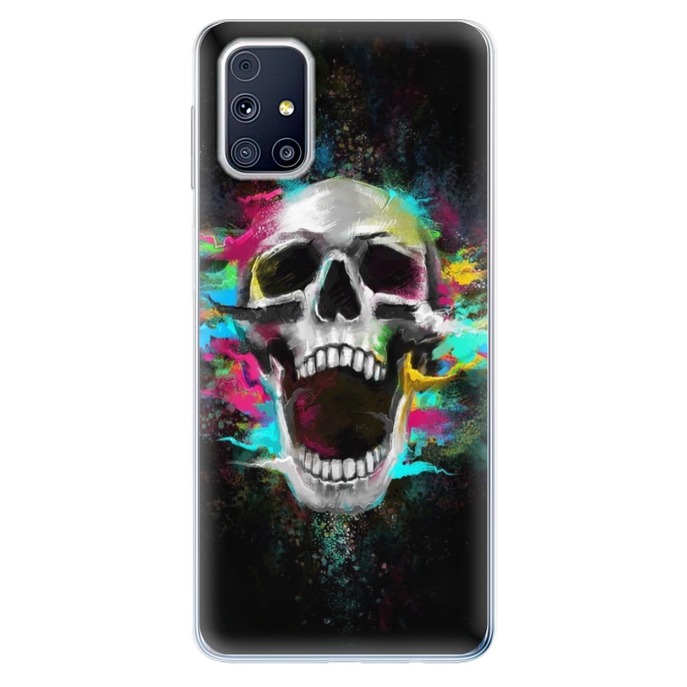 Odolné silikonové pouzdro iSaprio - Skull in Colors na mobil Samsung Galaxy M31s (Odolný silikonový kryt, obal, pouzdro iSaprio - Skull in Colors na mobilní telefon Samsung Galaxy M31s)