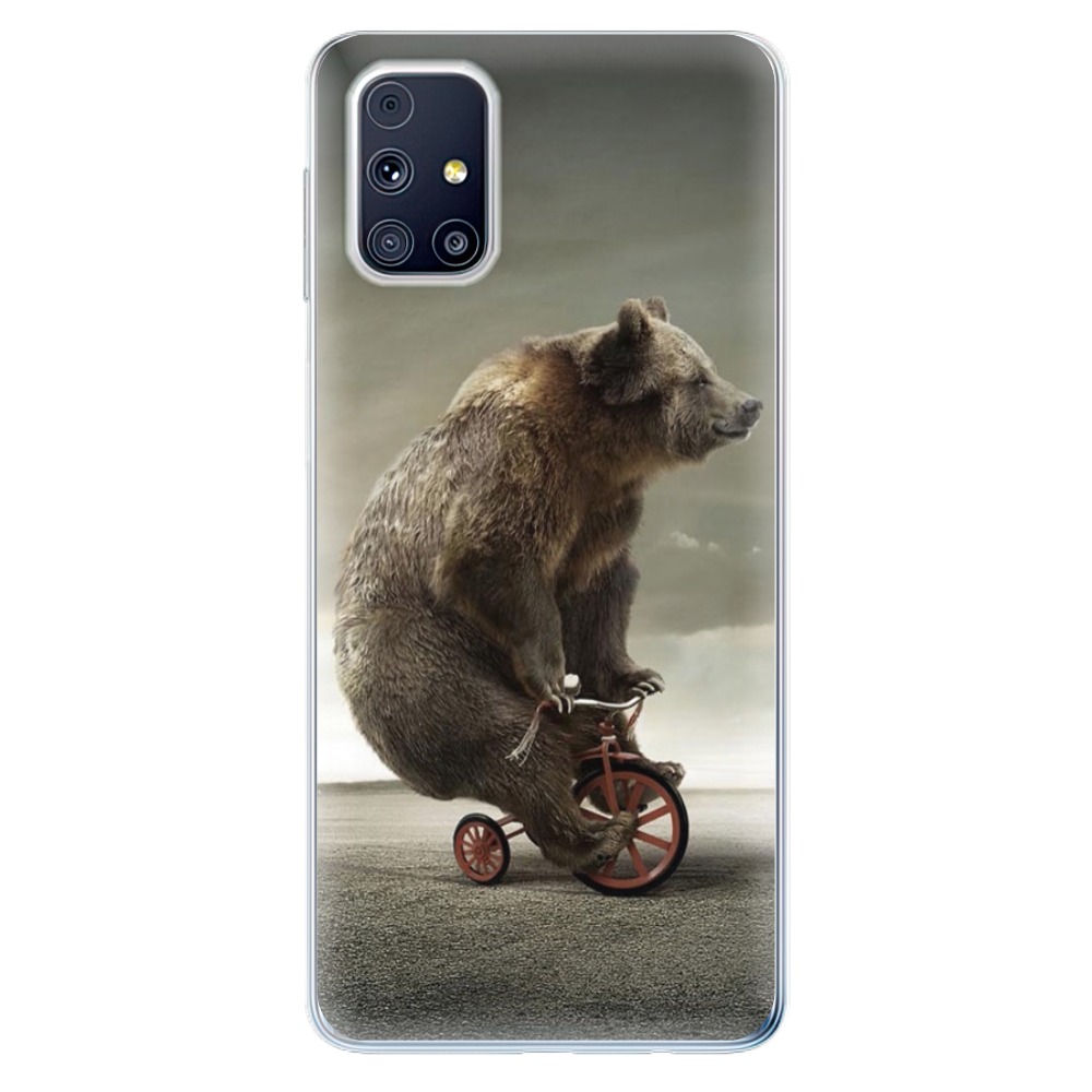 Odolné silikonové pouzdro iSaprio - Bear 01 na mobil Samsung Galaxy M31s (Odolný silikonový kryt, obal, pouzdro iSaprio - Bear 01 na mobilní telefon Samsung Galaxy M31s)