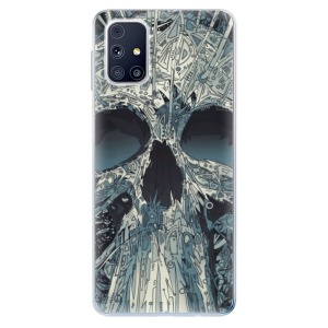 Odolné silikonové pouzdro iSaprio - Abstract Skull na mobil Samsung Galaxy M31s
