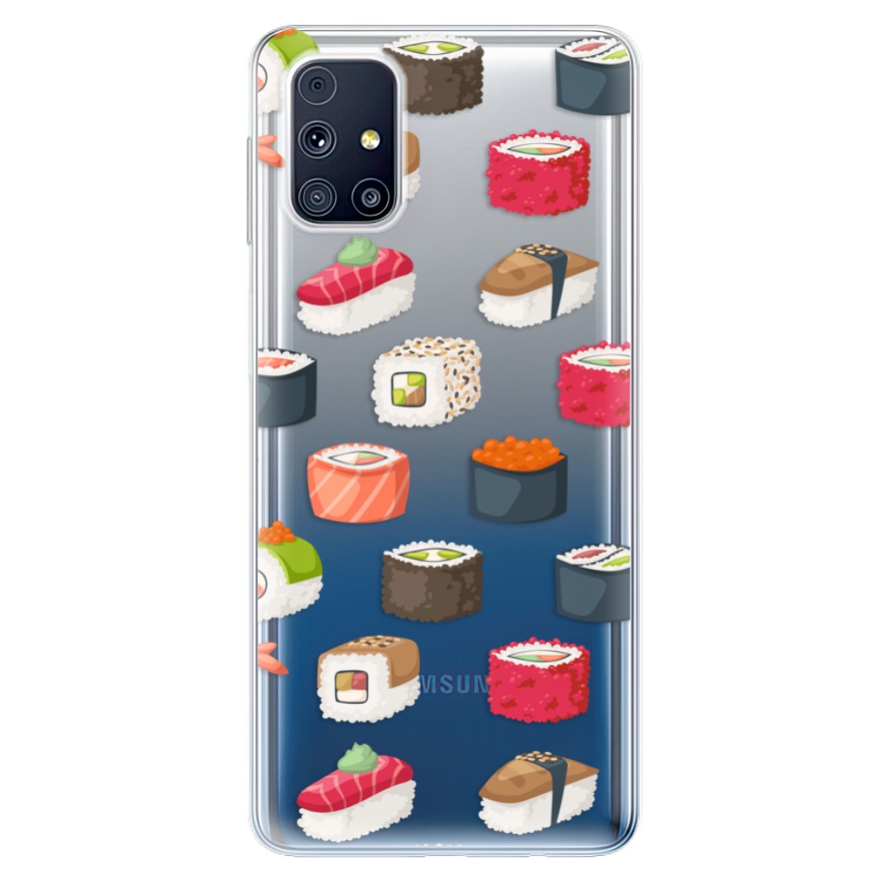 Odolné silikonové pouzdro iSaprio - Sushi Pattern - Samsung Galaxy M31s