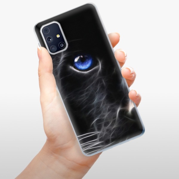 Silikonové pouzdro iSaprio - Samsung Galaxy M31s - Black Puma