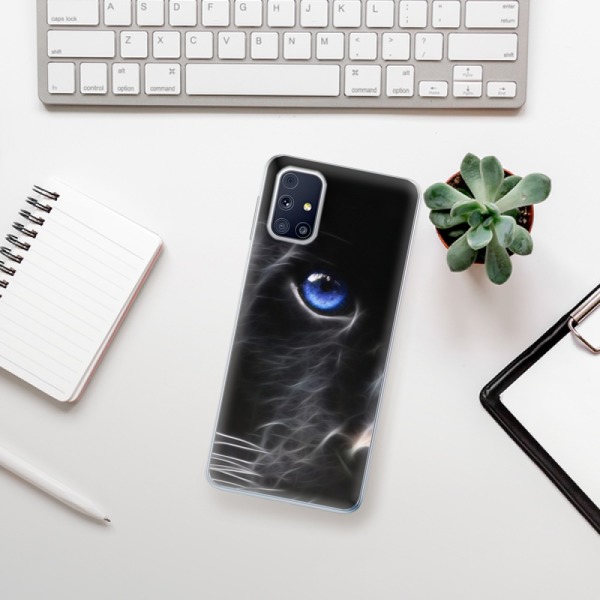 Silikonové pouzdro iSaprio - Samsung Galaxy M31s - Black Puma