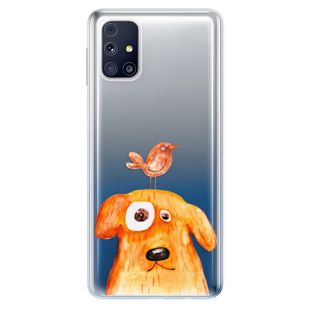 Odolné silikonové pouzdro iSaprio - Dog And Bird na mobil Samsung Galaxy M31s (Odolný silikonový kryt, obal, pouzdro iSaprio - Dog And Bird na mobilní telefon Samsung Galaxy M31s)