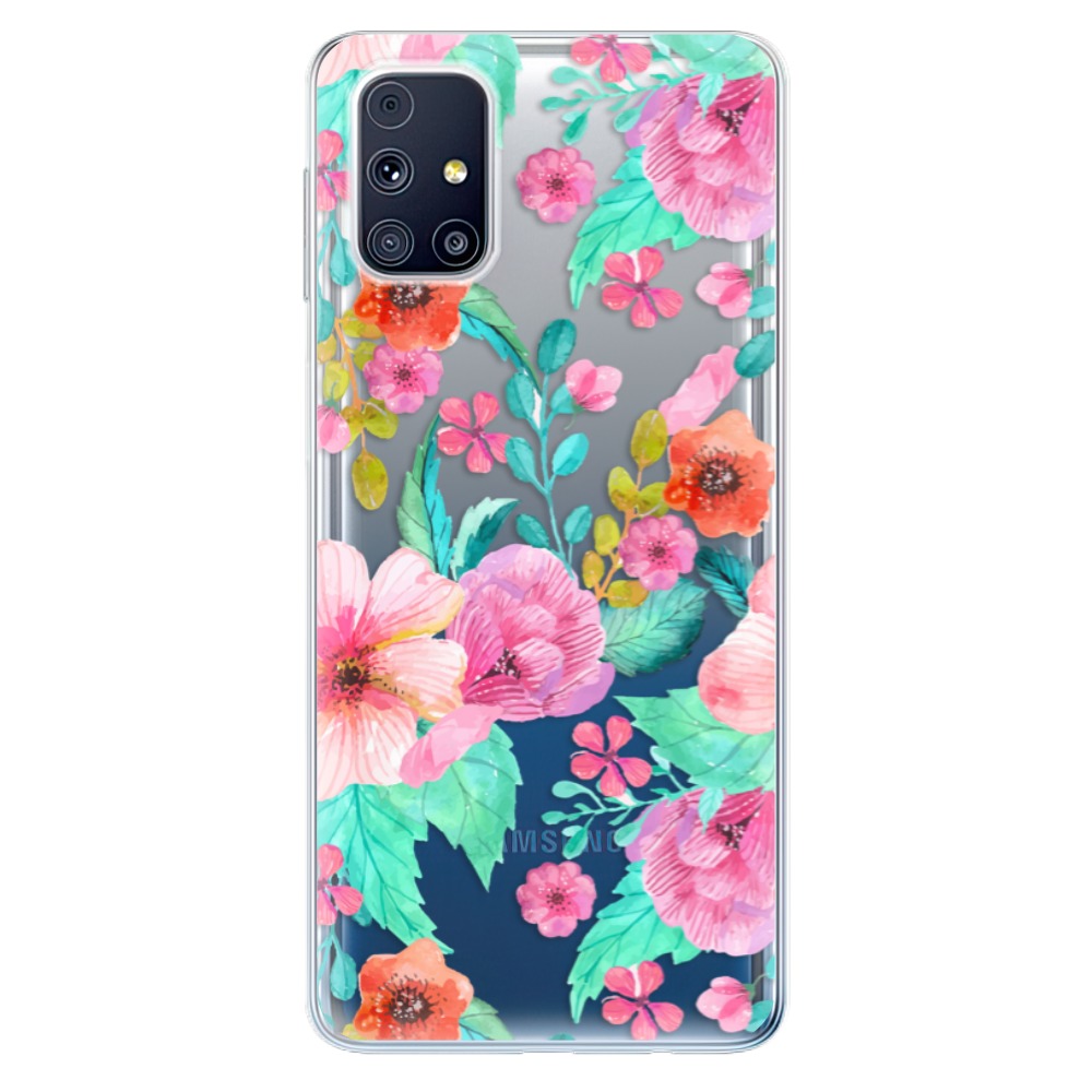 Odolné silikonové pouzdro iSaprio - Flower Pattern 01 - Samsung Galaxy M31s