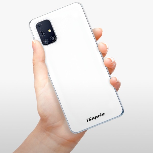 Silikonové pouzdro iSaprio - Samsung Galaxy M31s - 4Pure bílé