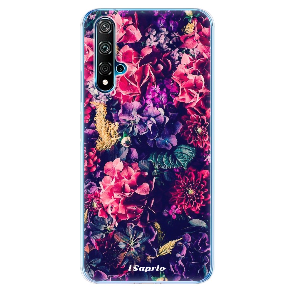 Odolné silikonové pouzdro iSaprio - Flowers 10 - Huawei Nova 5T
