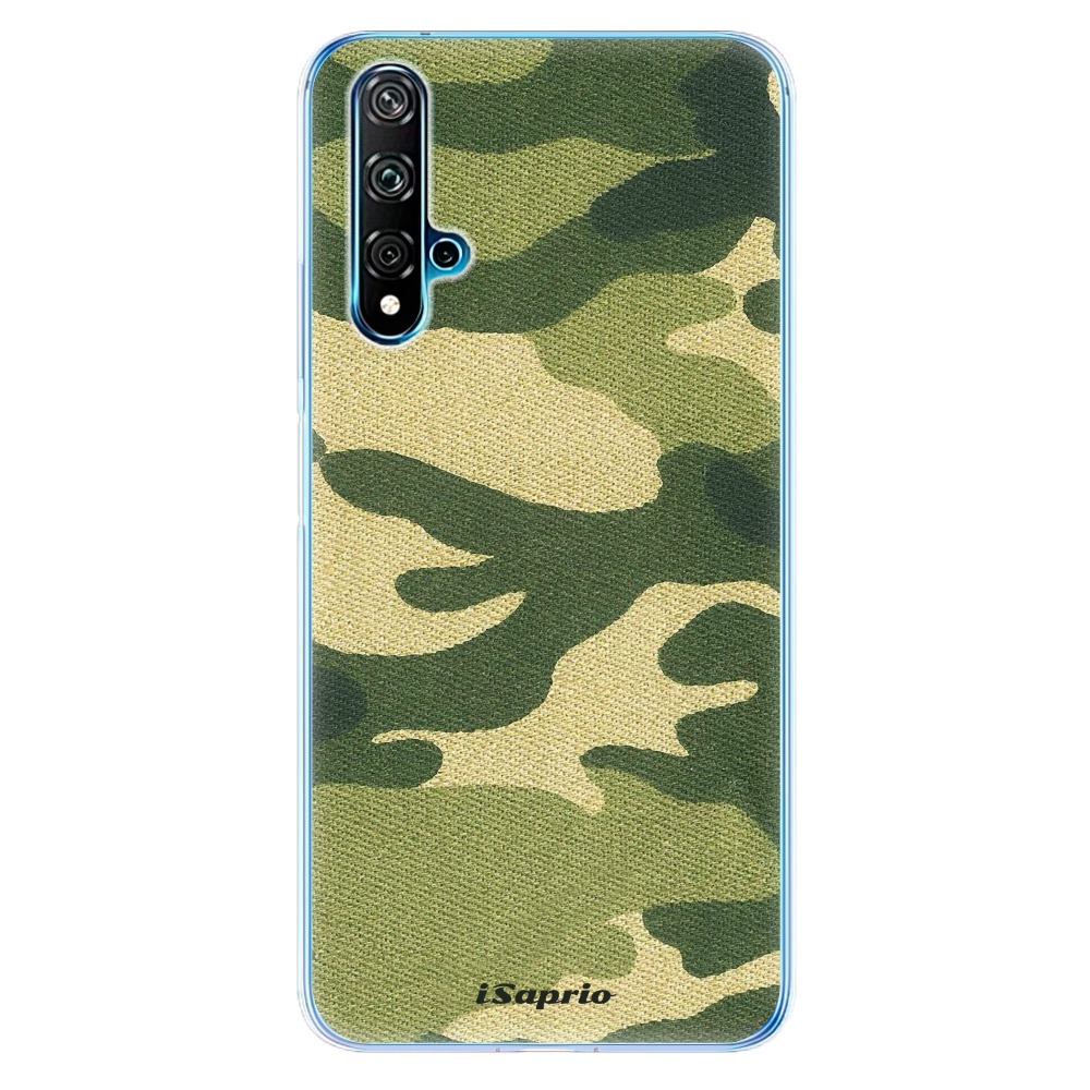 Odolné silikonové pouzdro iSaprio - Green Camuflage 01 - Huawei Nova 5T