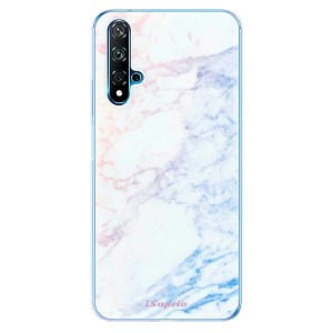 Silikonové pouzdro iSaprio - Huawei Nova 5T / Honor 20 - Raibow Marble 10