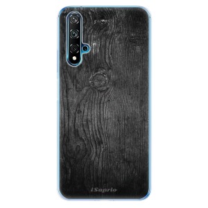 Odolné silikonové pouzdro iSaprio - Black Wood 13 na mobil Huawei Nova 5T / Honor 20