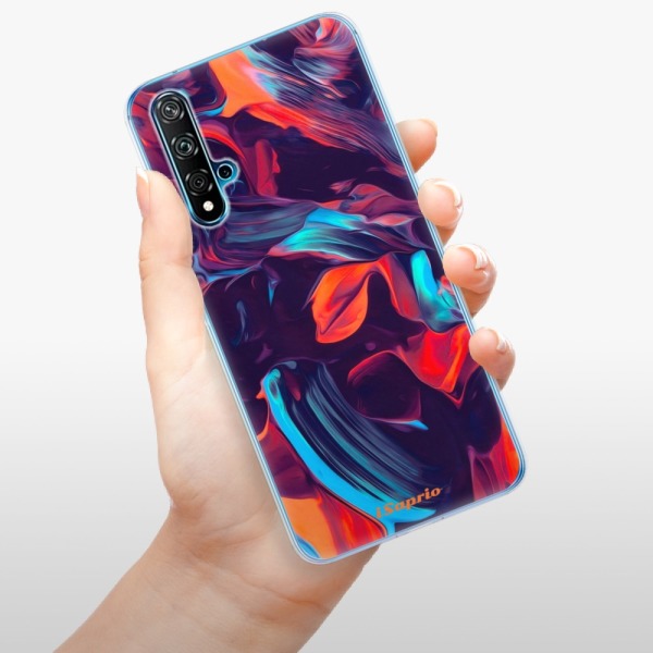 Silikonové pouzdro iSaprio - Huawei Nova 5T / Honor 20 - Color Marble 19