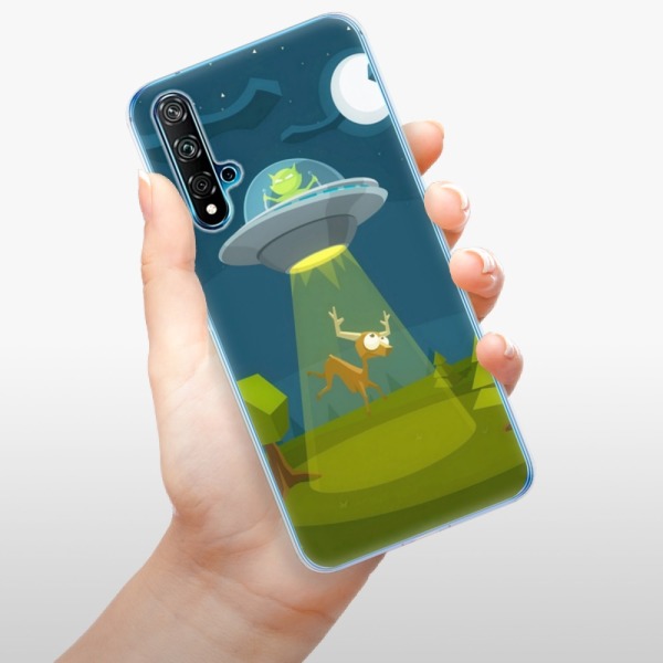 Silikonové pouzdro iSaprio - Huawei Nova 5T / Honor 20 - Alien 01