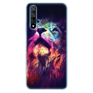 Silikonové pouzdro iSaprio - Huawei Nova 5T / Honor 20 - Lion in Colors