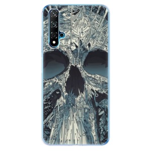 Odolné silikonové pouzdro iSaprio - Abstract Skull na mobil Huawei Nova 5T / Honor 20