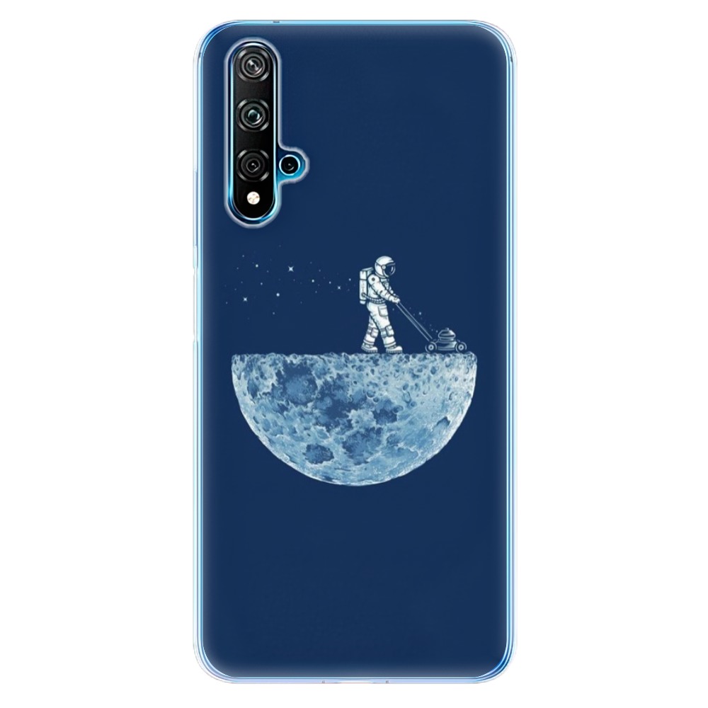 Odolné silikonové pouzdro iSaprio - Moon 01 na mobil Huawei Nova 5T / Honor 20 (Odolný silikonový kryt, obal, pouzdro iSaprio - Moon 01 na mobilní telefon Huawei Nova 5T / Honor 20)