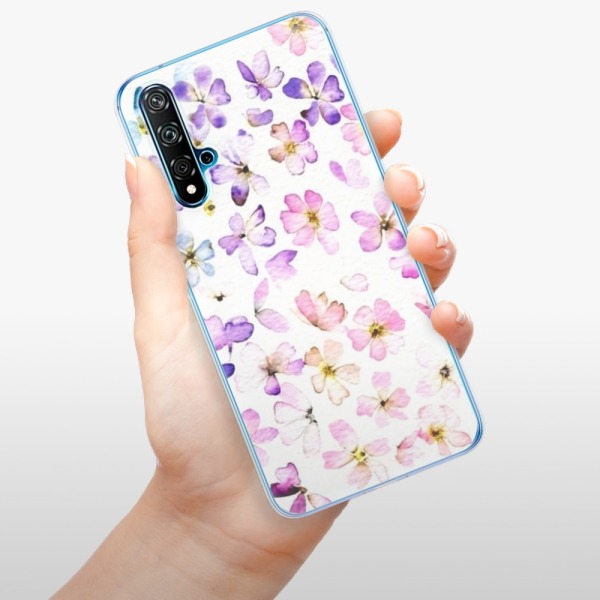 Silikonové pouzdro iSaprio - Huawei Nova 5T / Honor 20 - Wildflowers