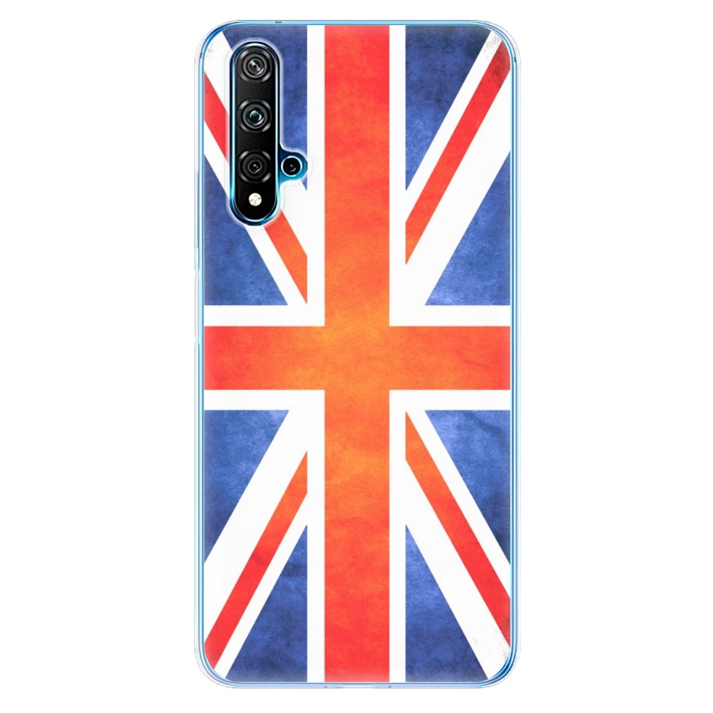 Odolné silikonové pouzdro iSaprio - UK Flag na mobil Huawei Nova 5T / Honor 20 (Odolný silikonový kryt, obal, pouzdro iSaprio - UK Flag na mobilní telefon Huawei Nova 5T / Honor 20)