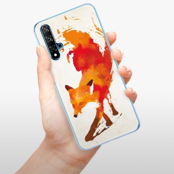 Silikonové pouzdro iSaprio - Huawei Nova 5T / Honor 20 - Fast Fox