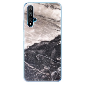 Odolné silikonové pouzdro iSaprio - BW Marble na mobil Huawei Nova 5T / Honor 20