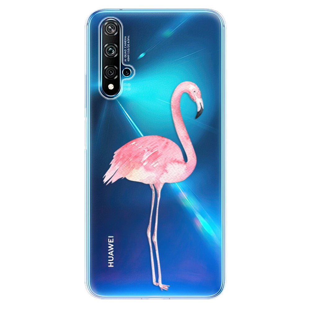 Odolné silikonové pouzdro iSaprio - Flamingo 01 - Huawei Nova 5T