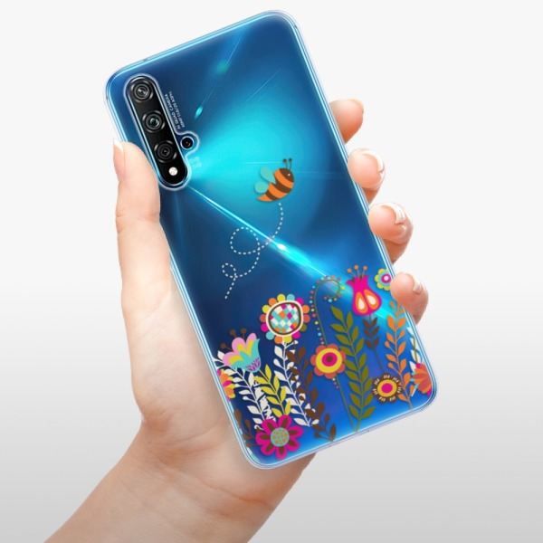 Silikonové pouzdro iSaprio - Huawei Nova 5T / Honor 20 - Bee 01