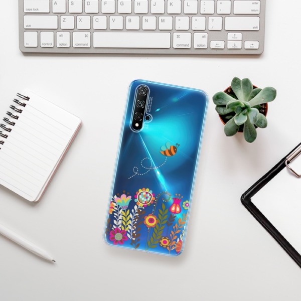 Silikonové pouzdro iSaprio - Huawei Nova 5T / Honor 20 - Bee 01