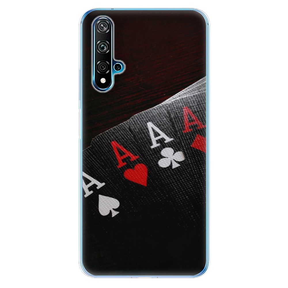 Odolné silikonové pouzdro iSaprio - Poker na mobil Huawei Nova 5T / Honor 20 (Odolný silikonový kryt, obal, pouzdro iSaprio - Poker na mobilní telefon Huawei Nova 5T / Honor 20)