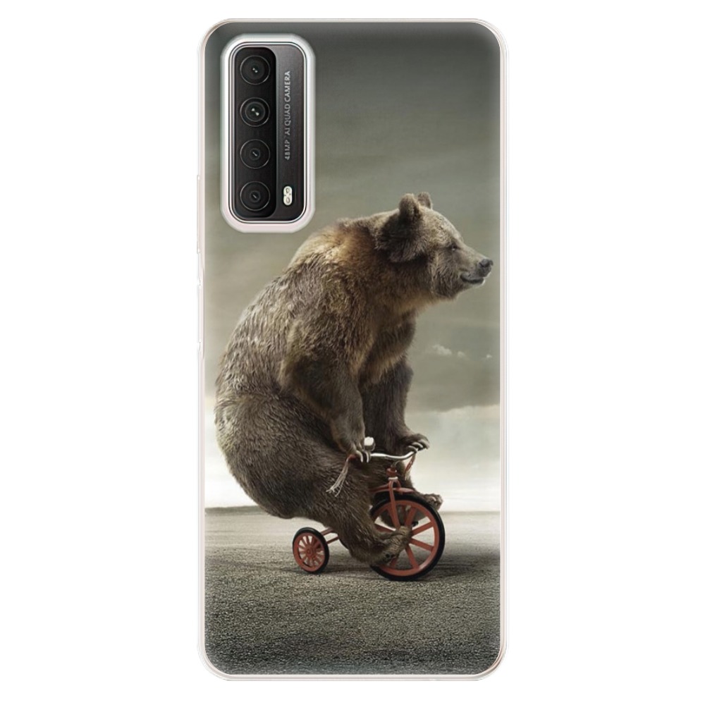 Odolné silikonové pouzdro iSaprio - Bear 01 na mobil Huawei P Smart 2021 (Odolný silikonový kryt, obal, pouzdro iSaprio - Bear 01 na mobilní telefon Huawei P Smart (2021))