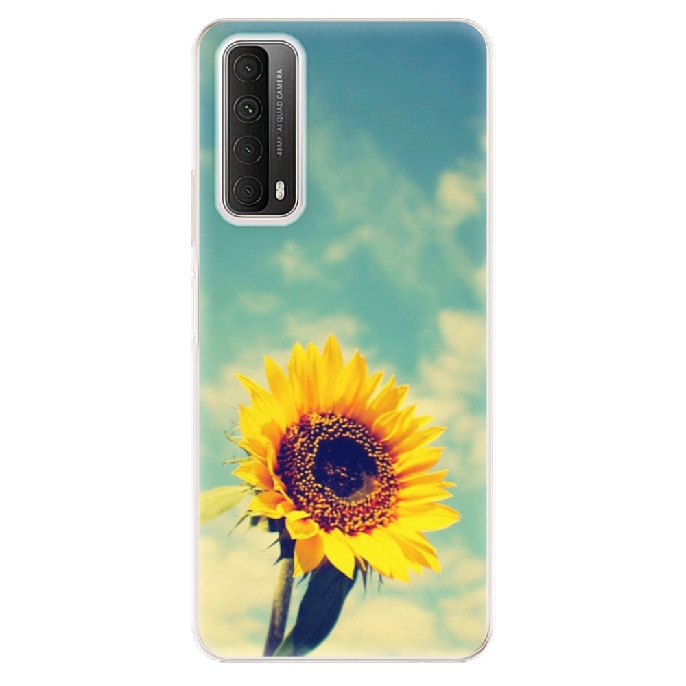 Odolné silikonové pouzdro iSaprio - Sunflower 01 na mobil Huawei P Smart 2021 (Odolný silikonový kryt, obal, pouzdro iSaprio - Sunflower 01 na mobilní telefon Huawei P Smart (2021))