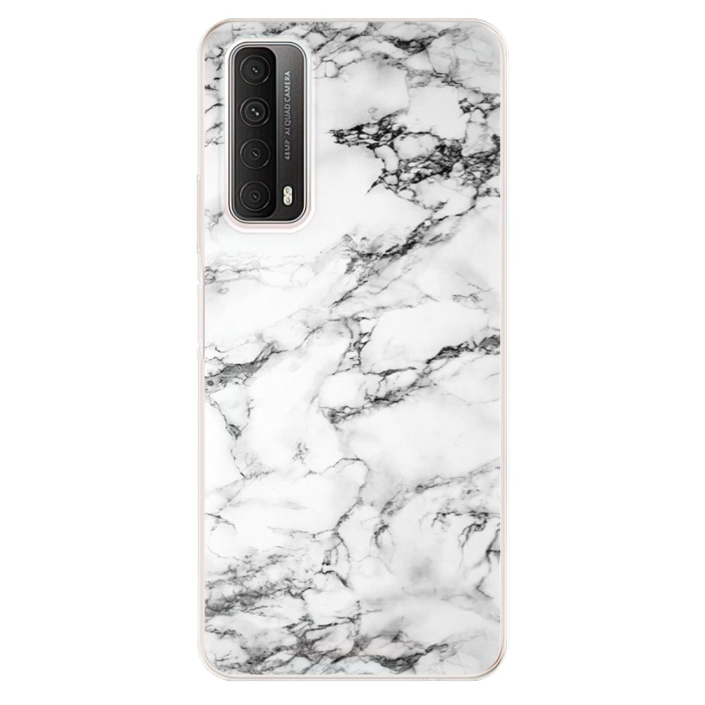 Odolné silikonové pouzdro iSaprio - White Marble 01 na mobil Huawei P Smart 2021 (Odolný silikonový kryt, obal, pouzdro iSaprio - White Marble 01 na mobilní telefon Huawei P Smart (2021))