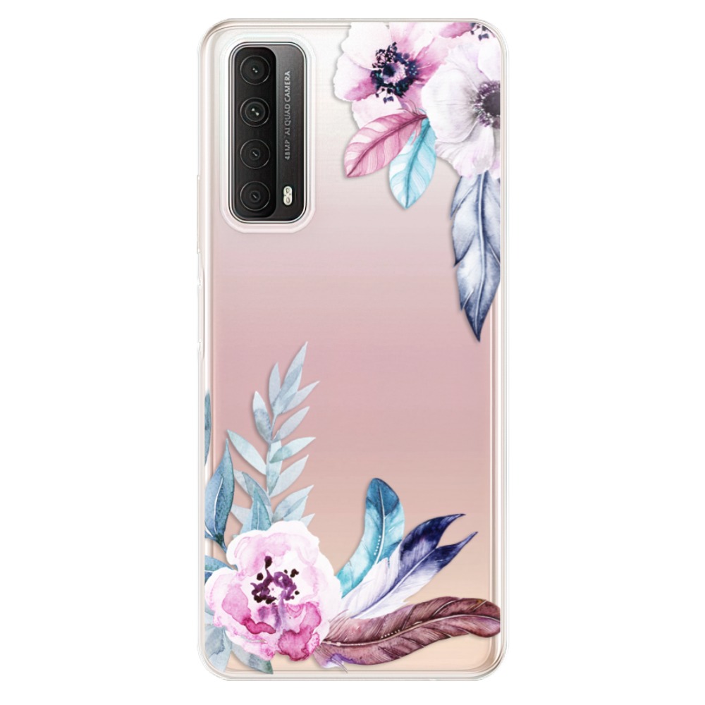 Odolné silikonové pouzdro iSaprio - Flower Pattern 04 na mobil Huawei P Smart 2021 (Odolný silikonový kryt, obal, pouzdro iSaprio - Flower Pattern 04 na mobilní telefon Huawei P Smart (2021))