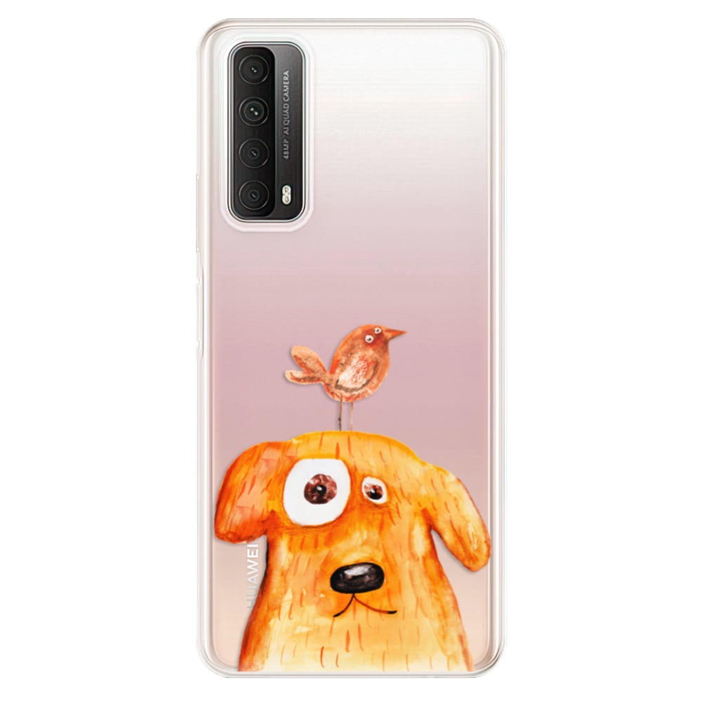 Odolné silikonové pouzdro iSaprio - Dog And Bird na mobil Huawei P Smart 2021 (Odolný silikonový kryt, obal, pouzdro iSaprio - Dog And Bird na mobilní telefon Huawei P Smart (2021))