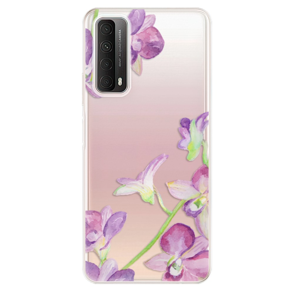Odolné silikonové pouzdro iSaprio - Purple Orchid na mobil Huawei P Smart 2021 (Odolný silikonový kryt, obal, pouzdro iSaprio - Purple Orchid na mobilní telefon Huawei P Smart (2021))