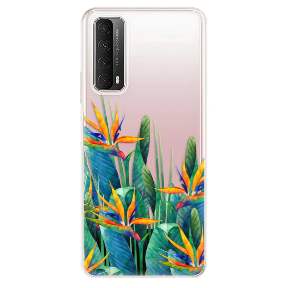 Odolné silikonové pouzdro iSaprio - Exotic Flowers - Huawei P Smart 2021