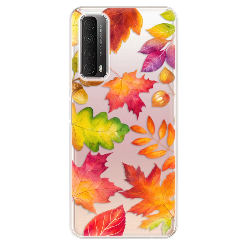 Odolné silikonové pouzdro iSaprio - Autumn Leaves 01 na mobil Huawei P Smart 2021 (Odolný silikonový kryt, obal, pouzdro iSaprio - Autumn Leaves 01 na mobilní telefon Huawei P Smart (2021))