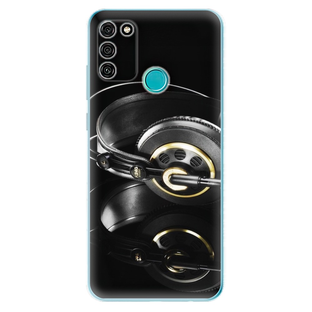 Odolné silikonové pouzdro iSaprio - Headphones 02 - Honor 9A