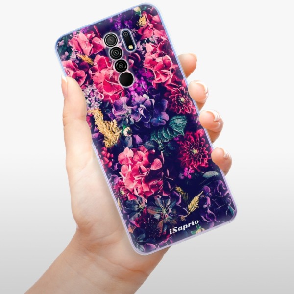 Silikonové pouzdro iSaprio - Xiaomi Redmi 9 - Flowers 10