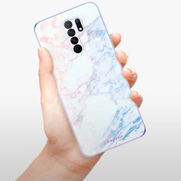 Silikonové pouzdro iSaprio - Xiaomi Redmi 9 - Raibow Marble 10