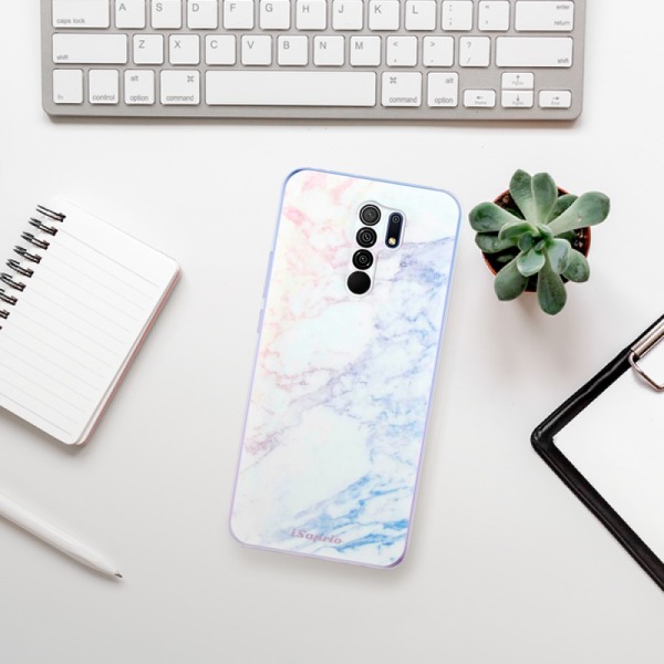 Silikonové pouzdro iSaprio - Xiaomi Redmi 9 - Raibow Marble 10